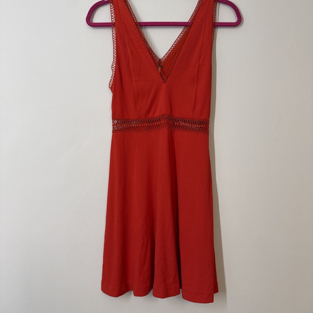 Free People Lace Whimsigoth Cottage Core Romantic Beach Vibe‎ Size 2 Dress Boho